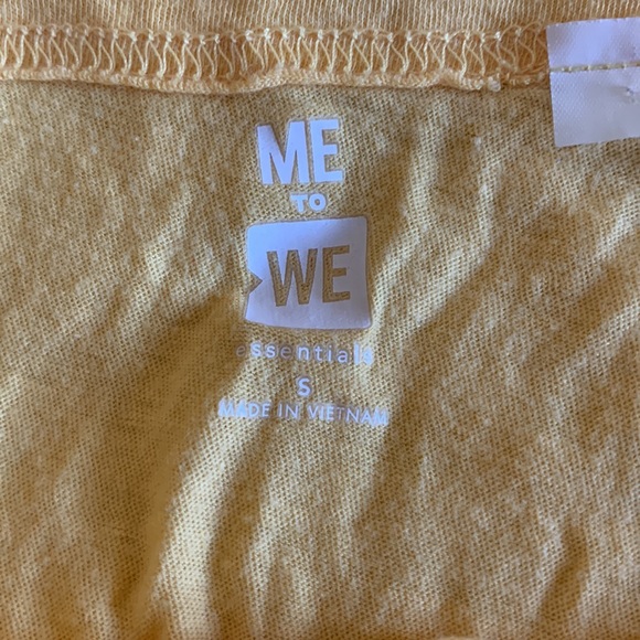 Yellow Me to We crop top - Picture 3 of 3